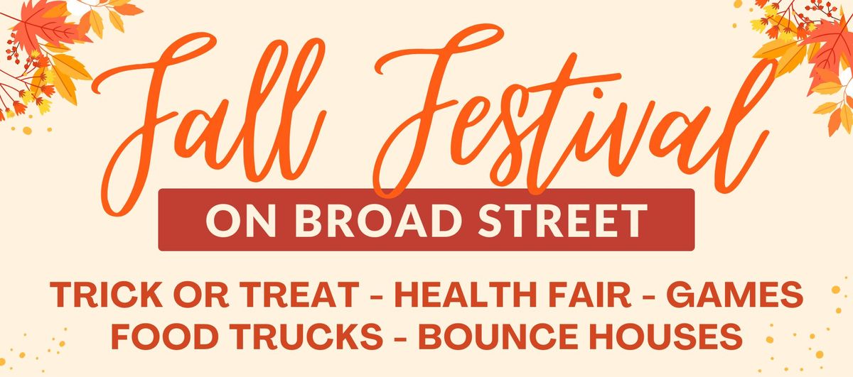 Fall Festival on Broad Street