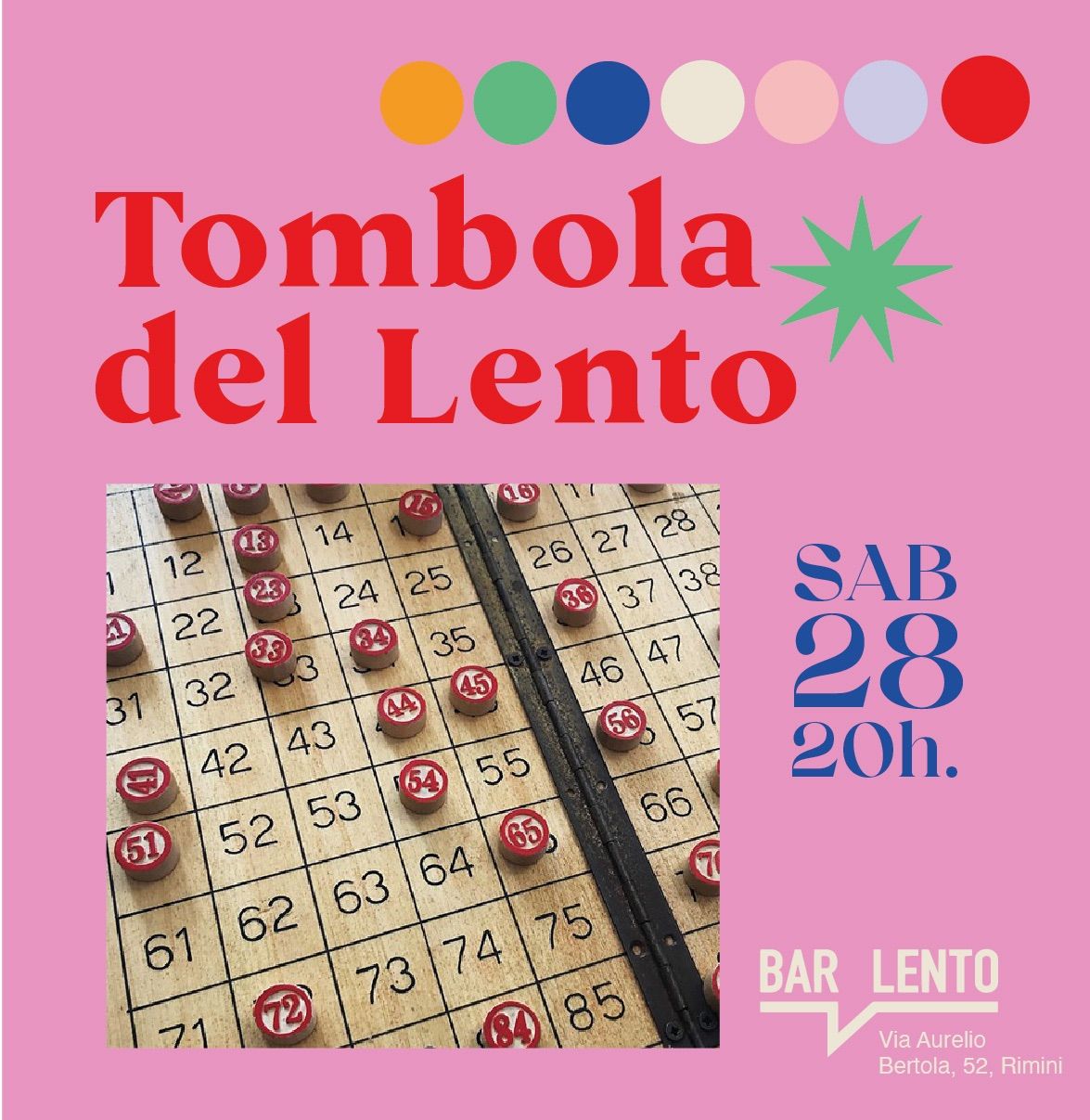 Tombola di fine anno ~ Bar Lento 