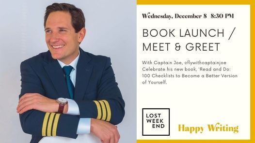 Captain Joe Book Release Read and Do 100 checklists to make you a