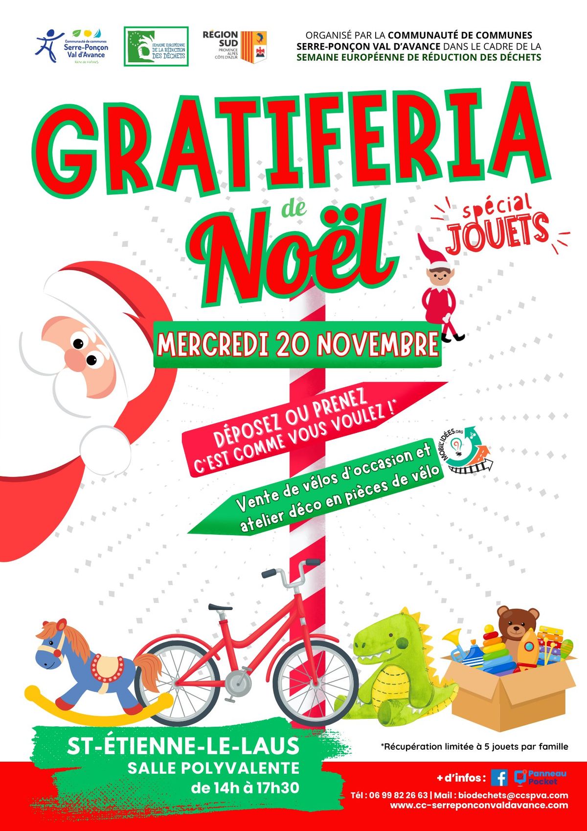 Gratiferia de No\u00ebl sp\u00e9cial Jouets !