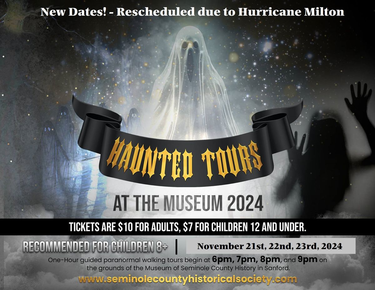 Haunted Tours at the Museum 2024