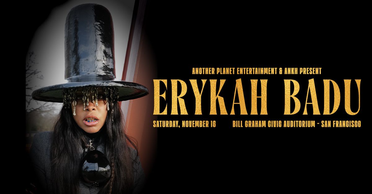 Erykah Badu at Bill Graham Civic Auditorium