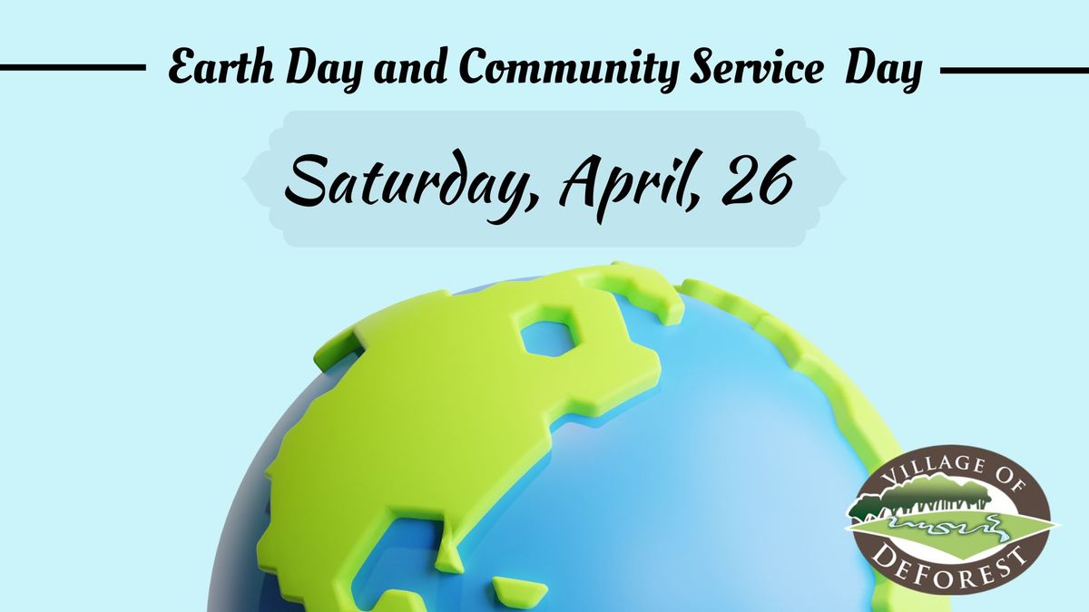 Annual Village of DeForest Earth Day & Community Service Day