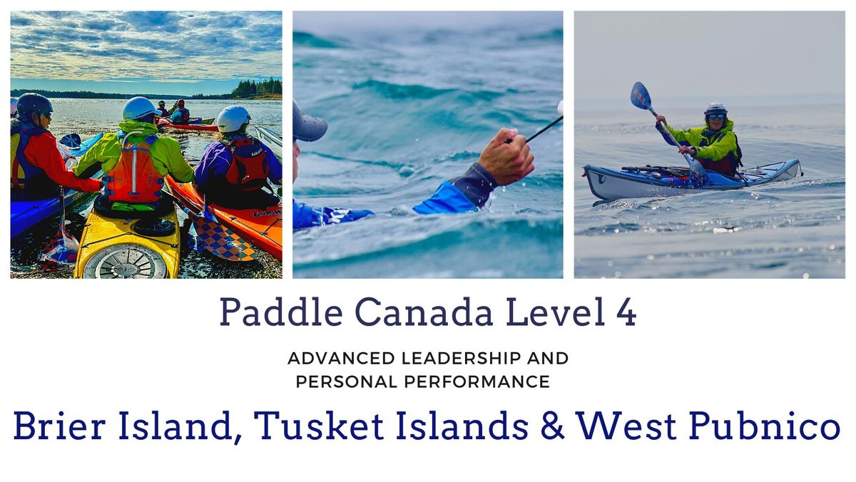 Paddle Canada Level 4 Skills