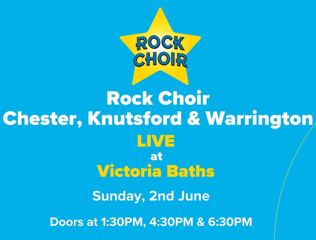Rock Choir Live at Victoria Baths Manchester 