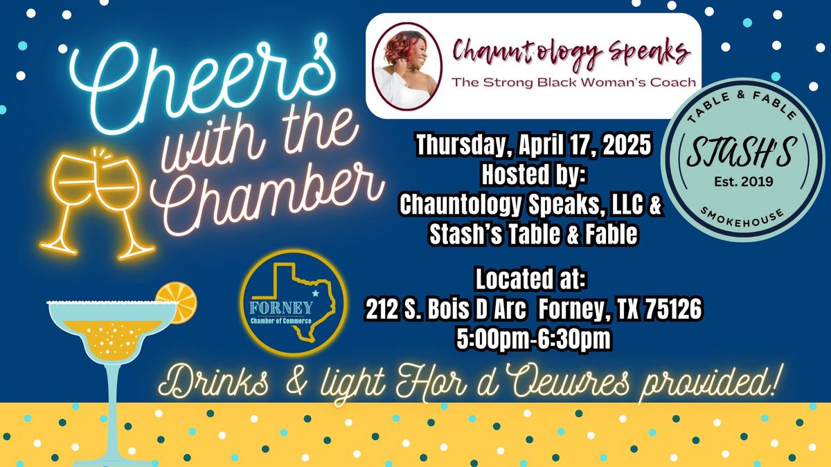 Cheers with the Chamber-April 2025