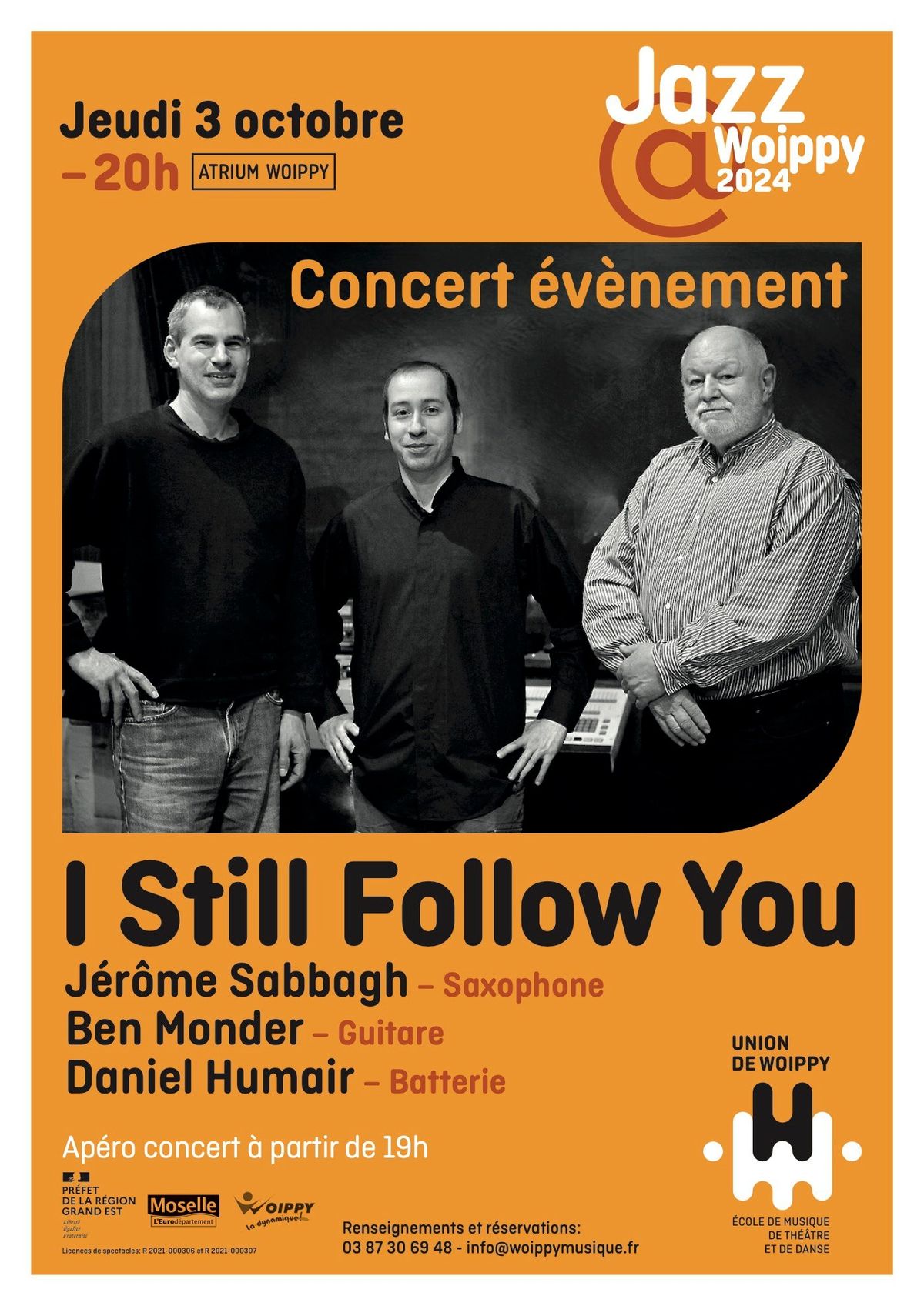 \u203c\ufe0f Concert \u00e9v\u00e9nement - J\u00e9r\u00f4me Sabbagh \/\/ Ben Monder \/\/ Daniel Humair - I Still Follow You