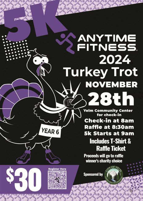 Turkey Trot Presented by City of Yelm Parks and Recreation & Anytime Fitness Yelm