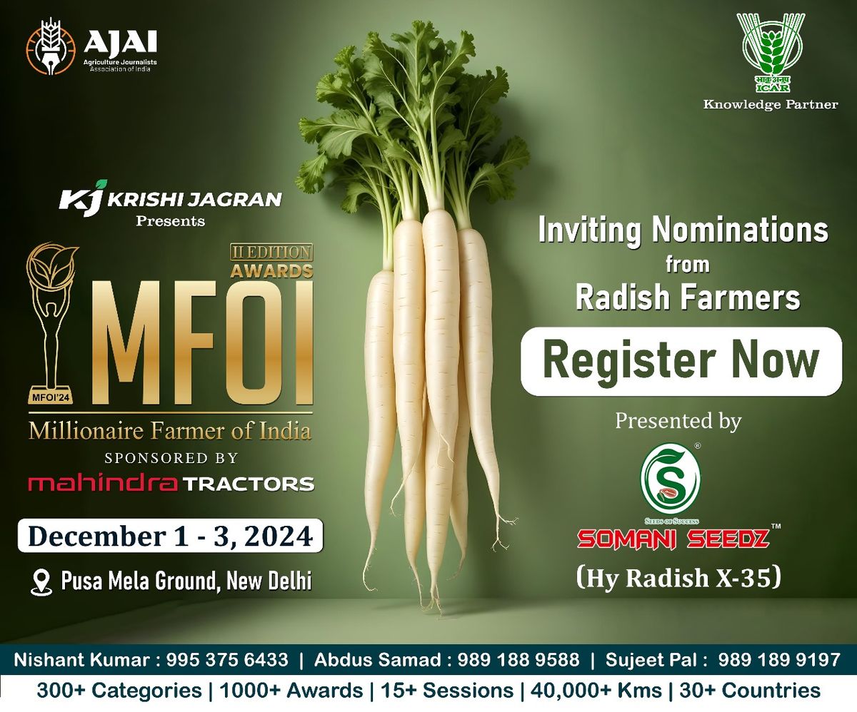 Millionaire Farmer of India (MFOI) Awards 2024