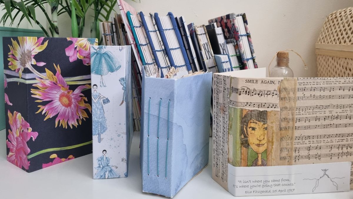 Junk Journal Bookbinding Workshop - Christmas gift ideas