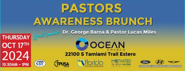 Pastors Awareness Brunch FREE Must RSVP!