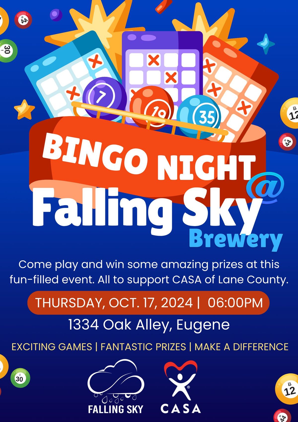 CASA Bingo Night @ Falling Sky Brewing