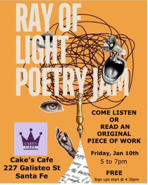 Ray of Light Poetry Jam @ Cake's