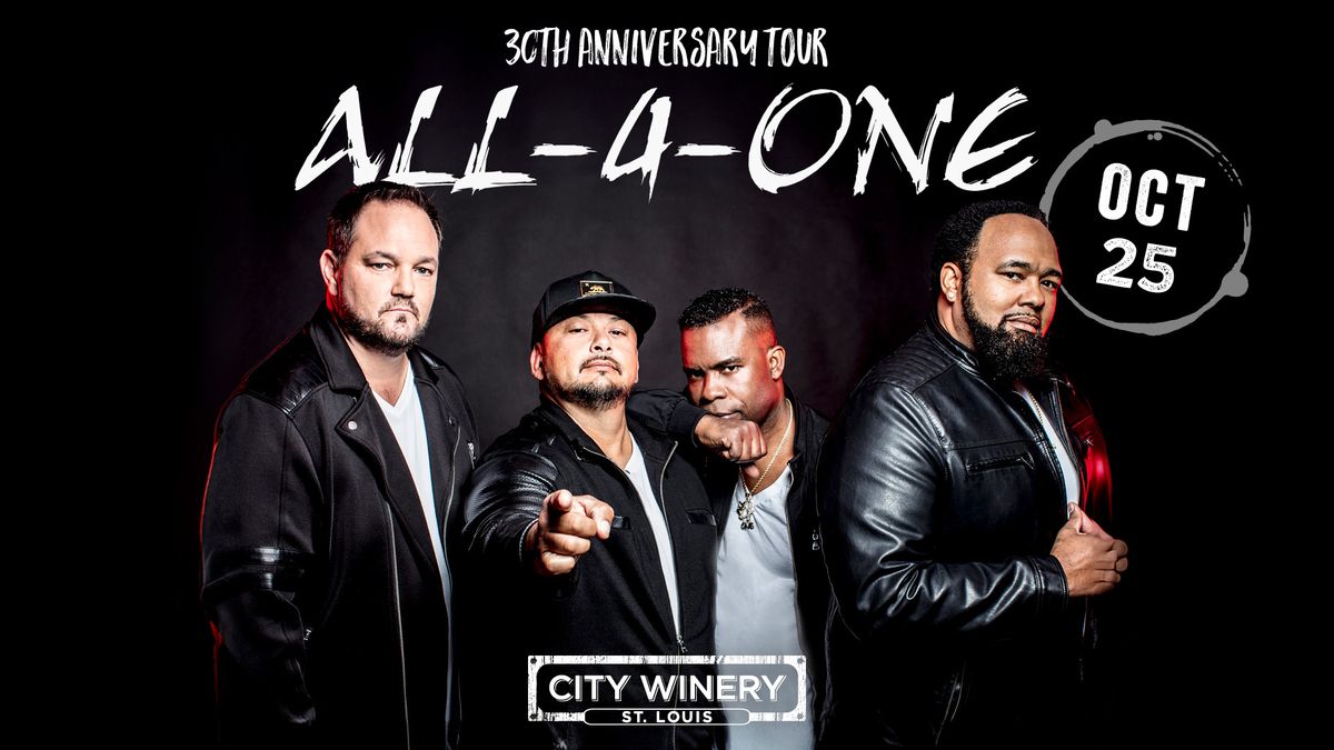 All-4-One: 30th Anniversary Tour at City Winery STL