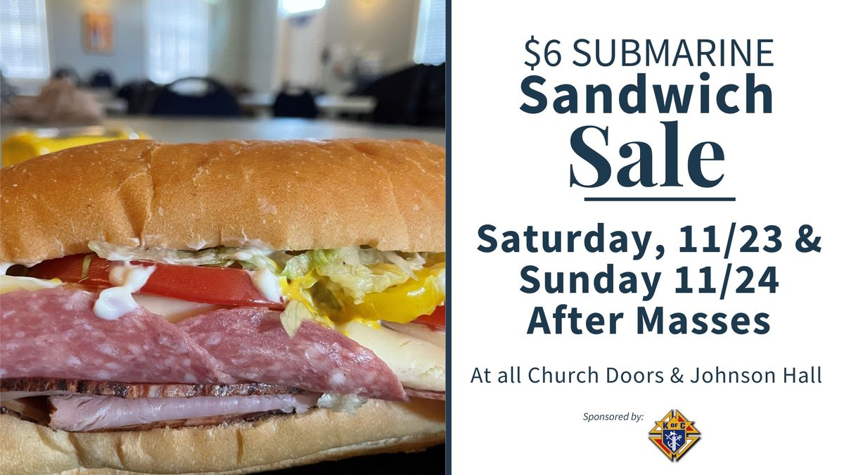 $6 Sub Sandwich Sale