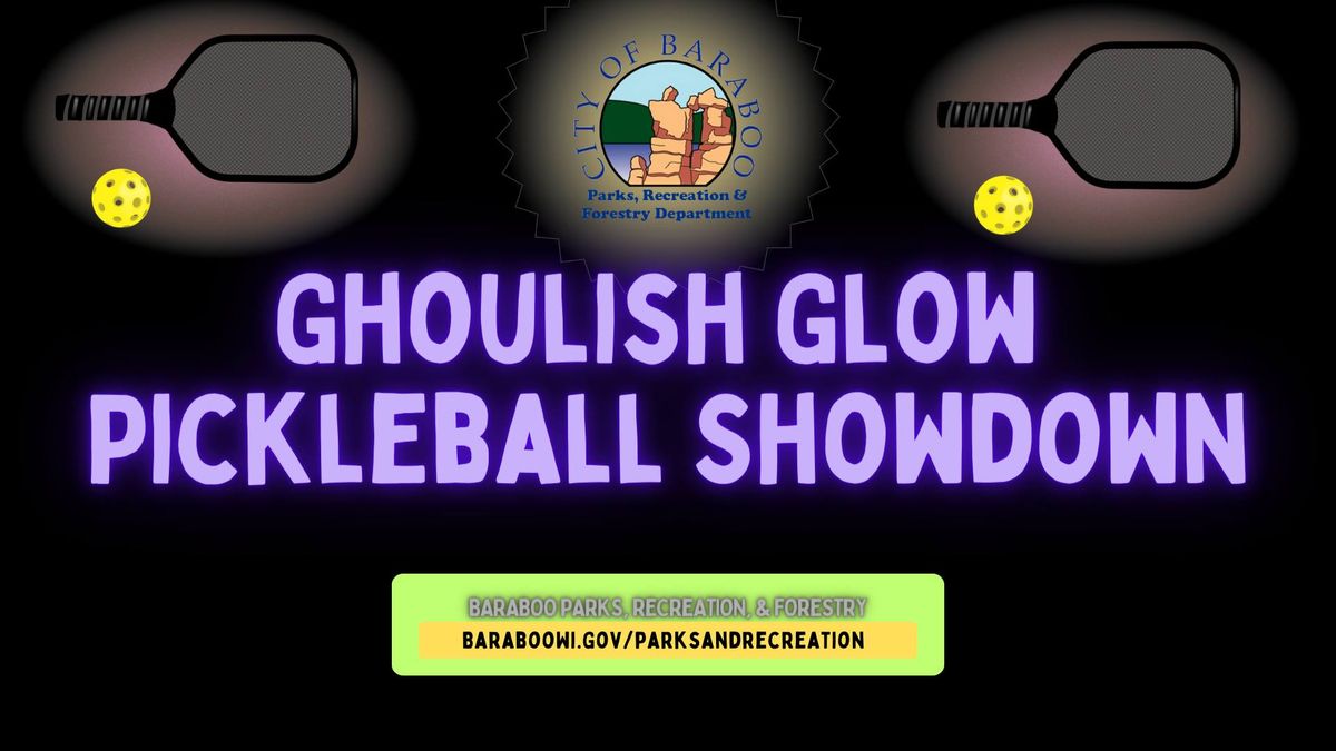 Ghoulish Glow Pickleball Showdown