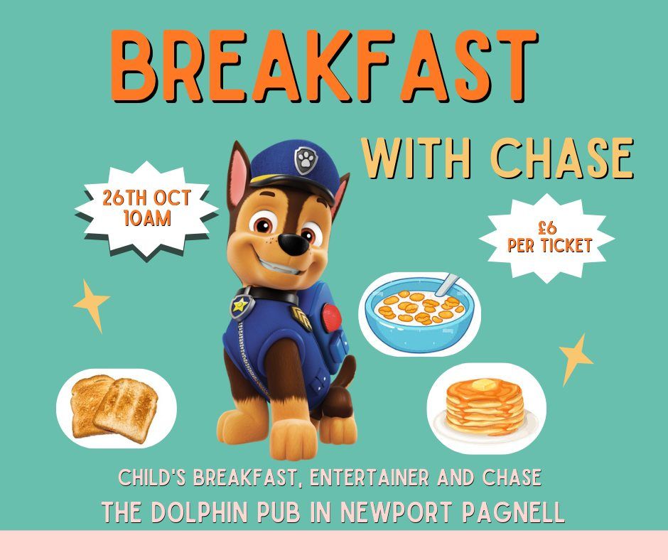 Breakfast with Chase from Paw Patrol