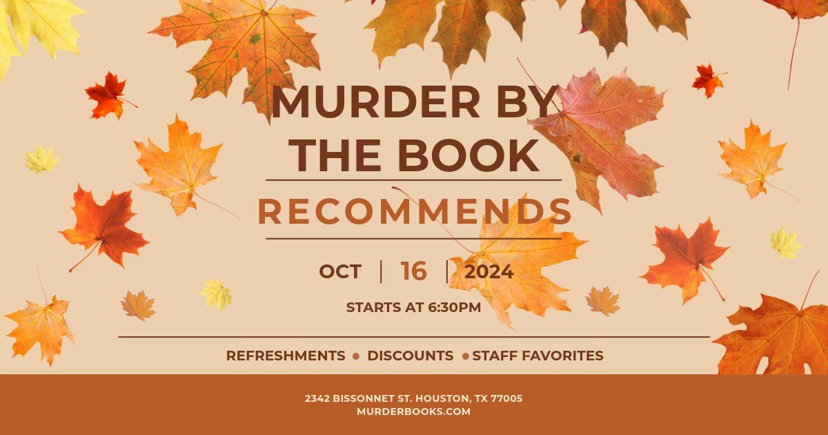 MBTB Recommends Fall Edition