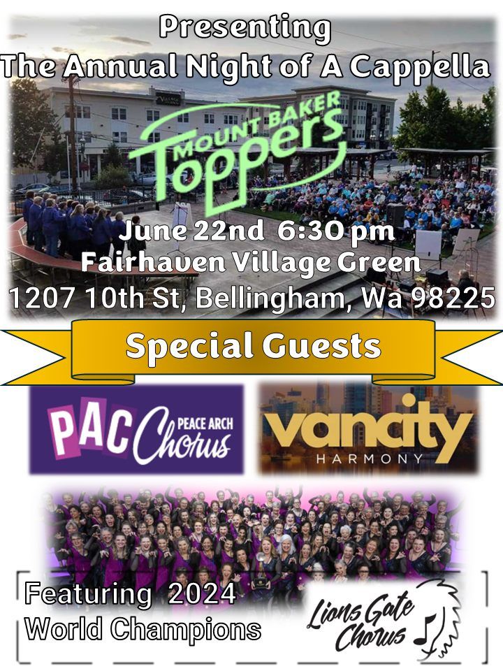 Annual Night of A Cappella by The Toppers