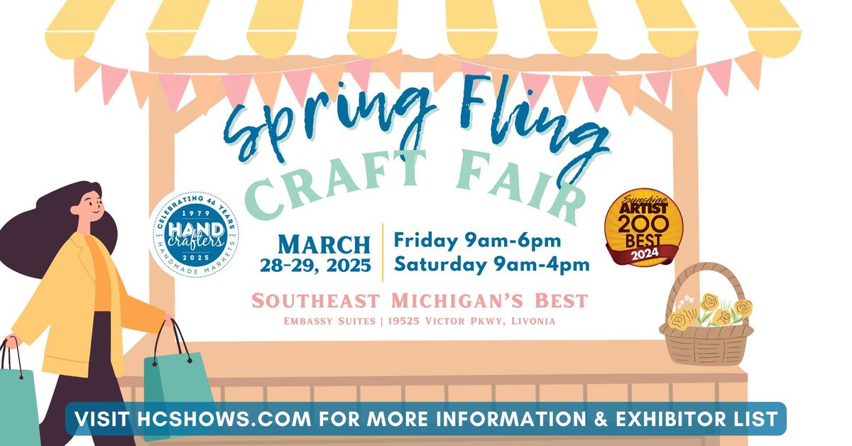 Handcrafters Spring Fling Craft Fair 2025 | Official Event Page