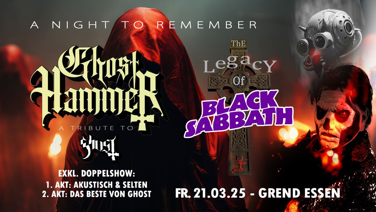 Ghost Hammer + The Legacy Of Black Sabbath