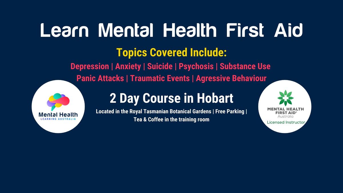 Hobart Mental Health First Aid Course (June 26-27)