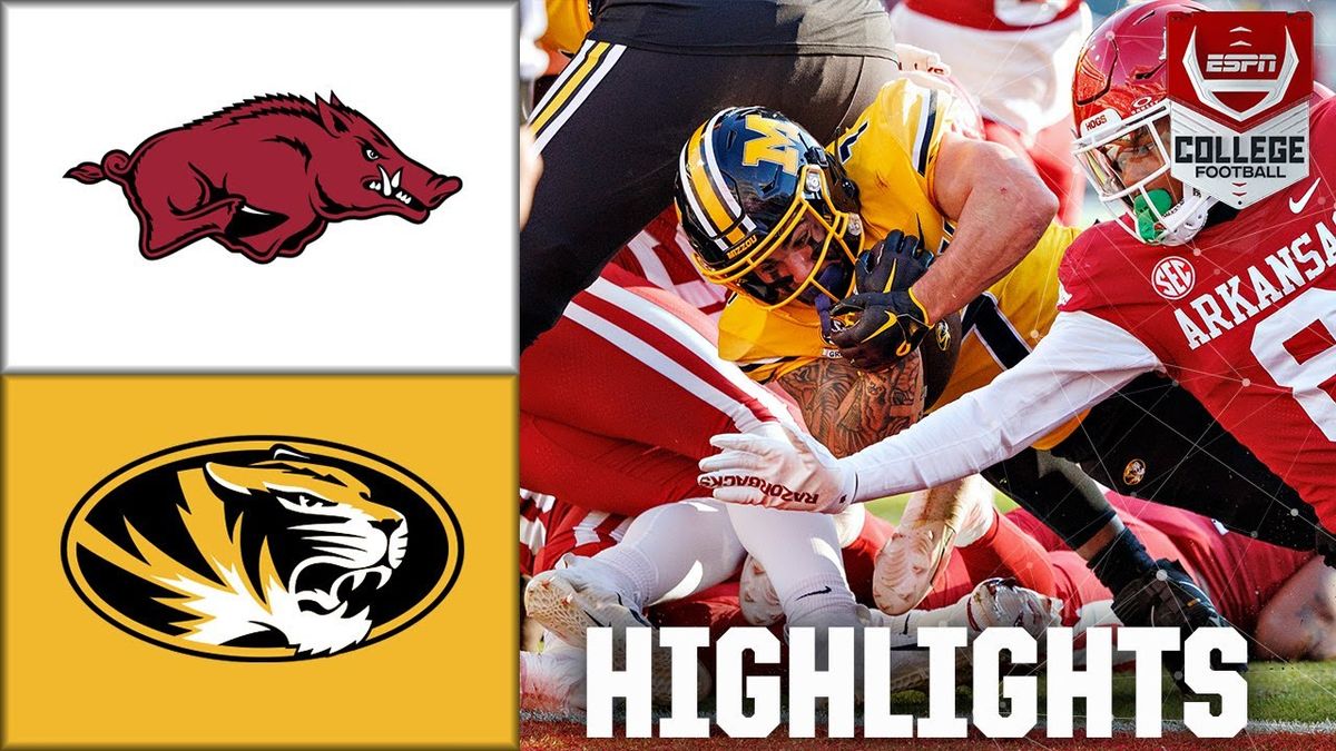 Arkansas Razorbacks at Missouri Tigers Football