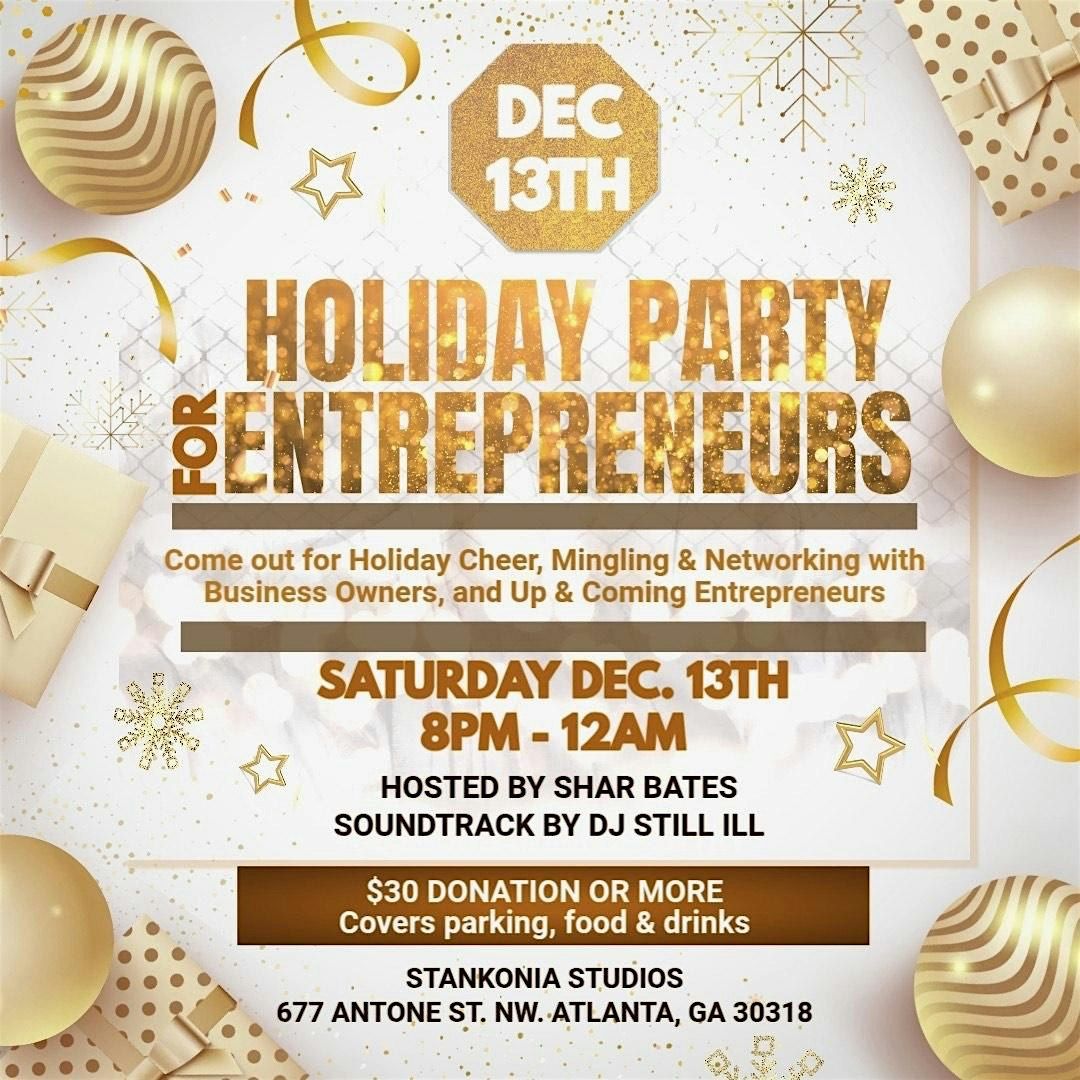 Holiday Party For Entrepreneurs