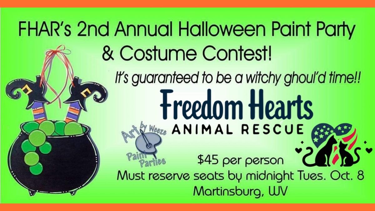 FHAR\u2019s 2nd annual Halloween Paint Party & Costume Contest!!