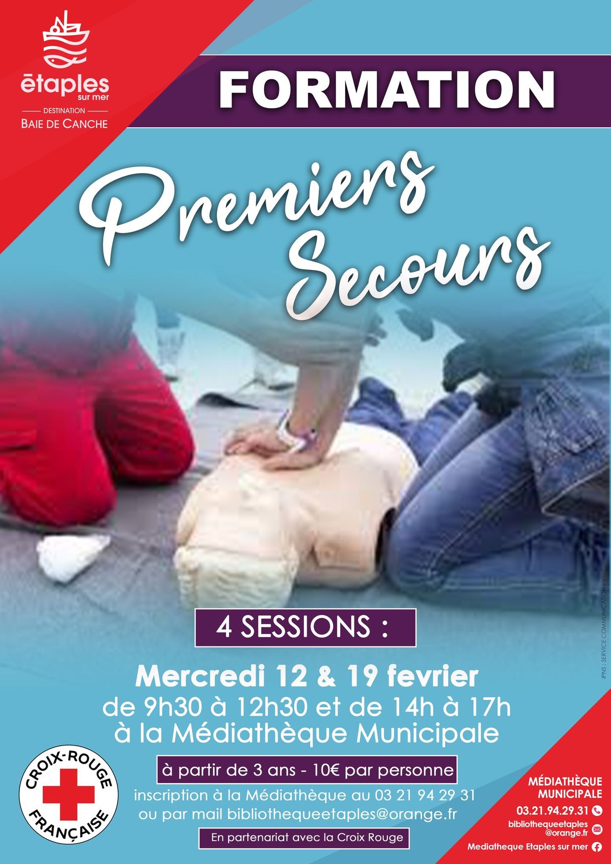 Formation aux gestes de premiers secours et formation sur les dangers domestiques