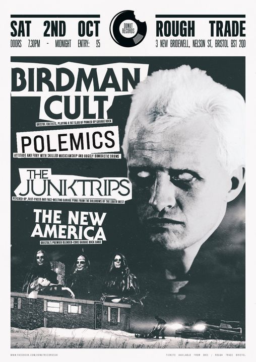 Birdman Cult \/ Polemics \/The Junktrips \/ The New America