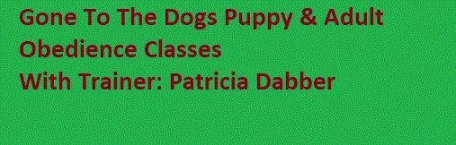 Gone To The Dogs Puppy & Adult Obedience Classes - Session 1