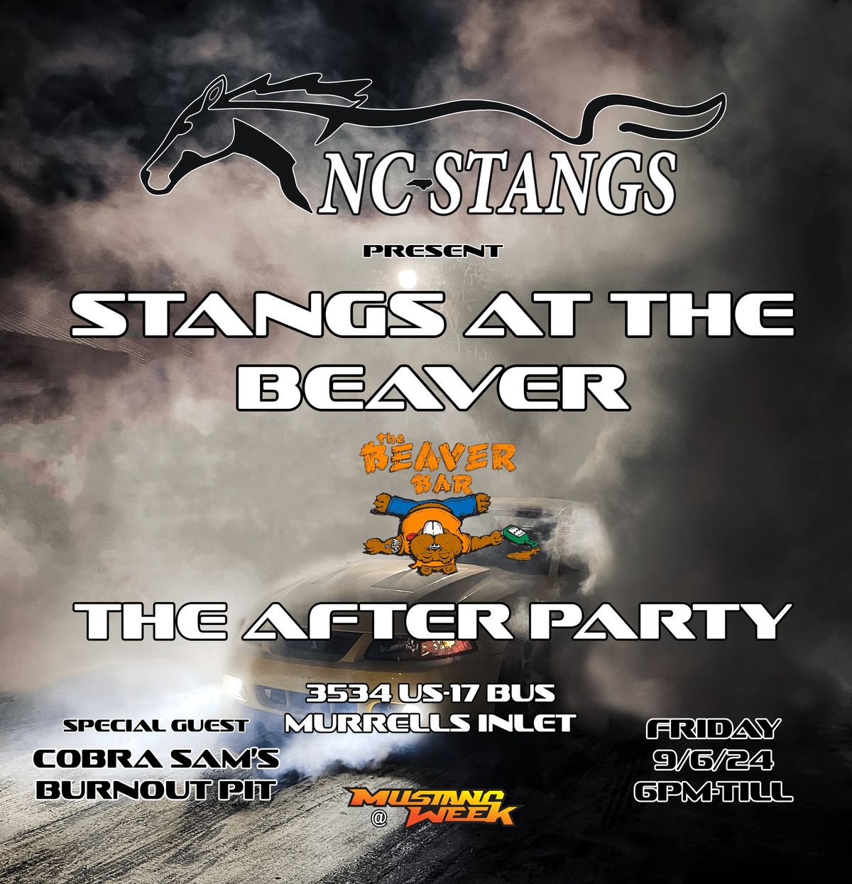 Stangs At The Beaver- The After Party @Mustang Week