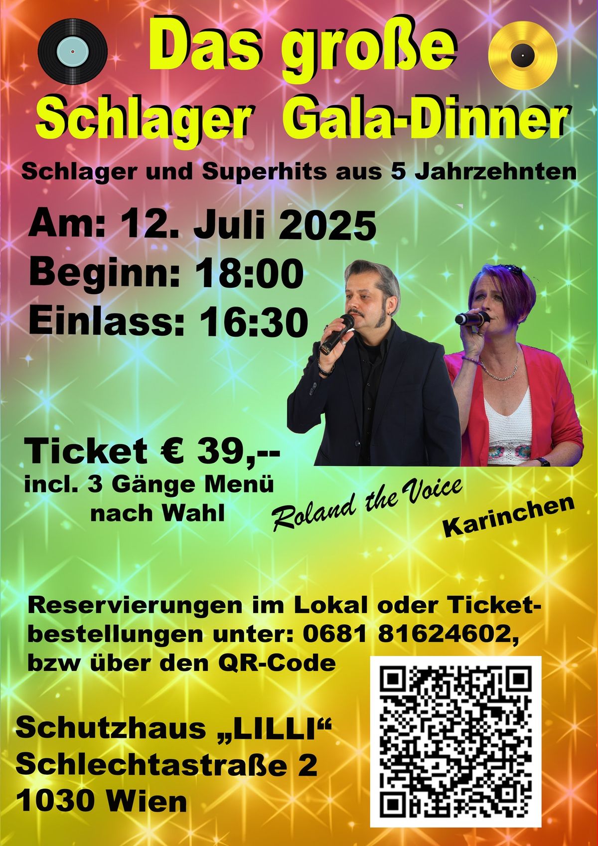 Das gro\u00dfe Schlager Gala-Dinner