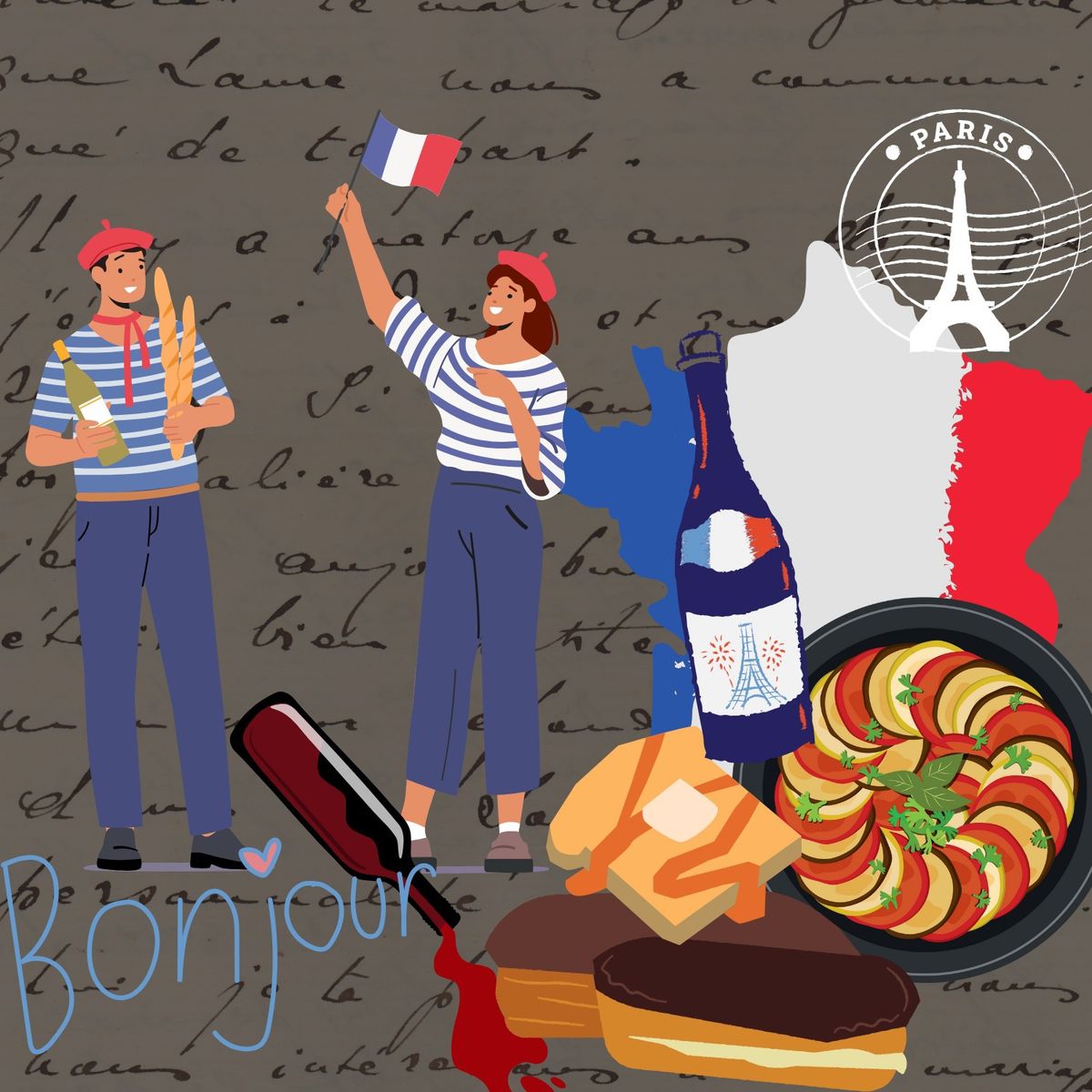 French affair | food and wine pairing 