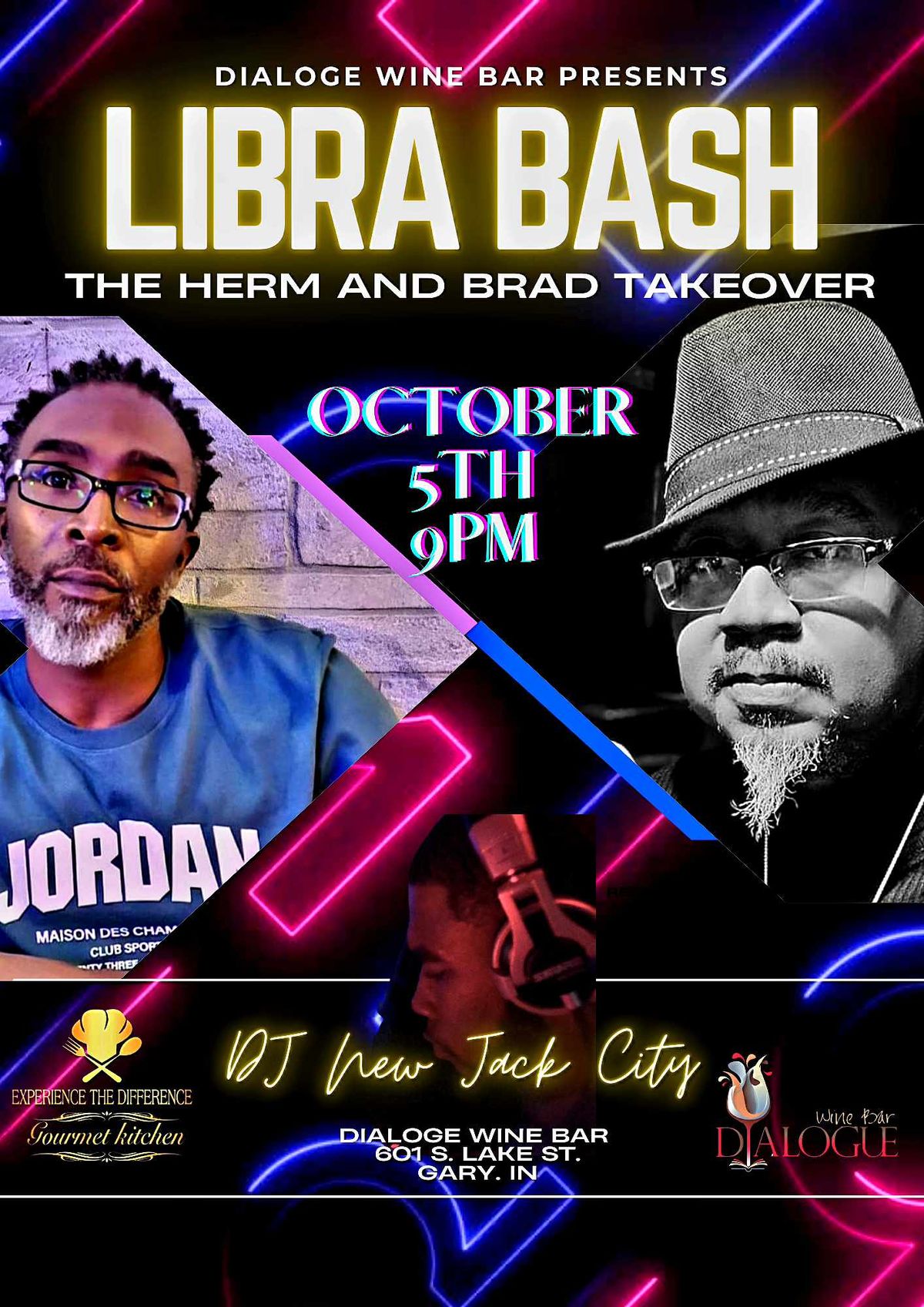 Dialogue Wine Bar Presents: Libra Bash, The Herm and Brad Takeover 