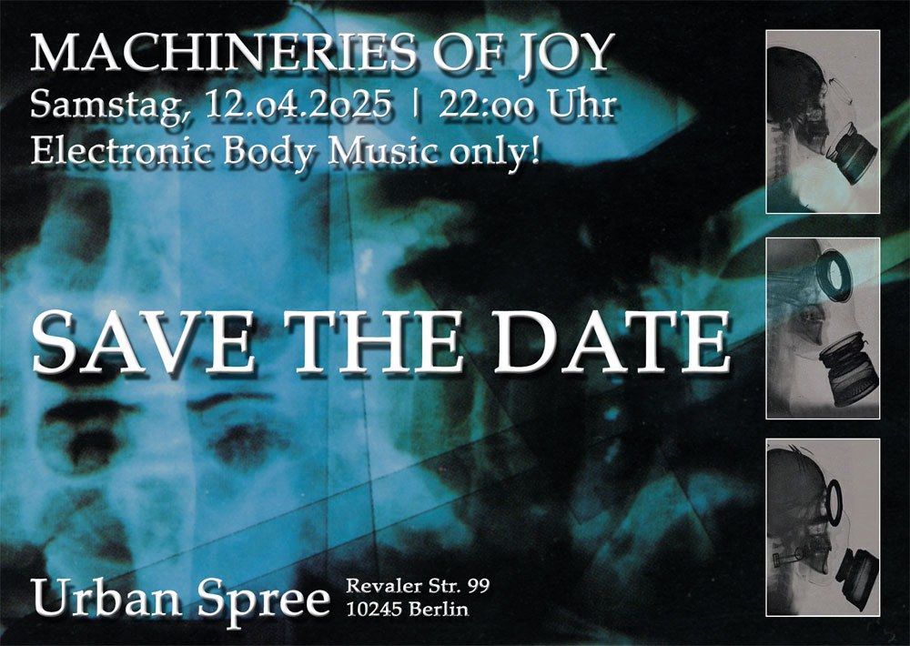 Machineries Of Joy - SAVE THE DATE