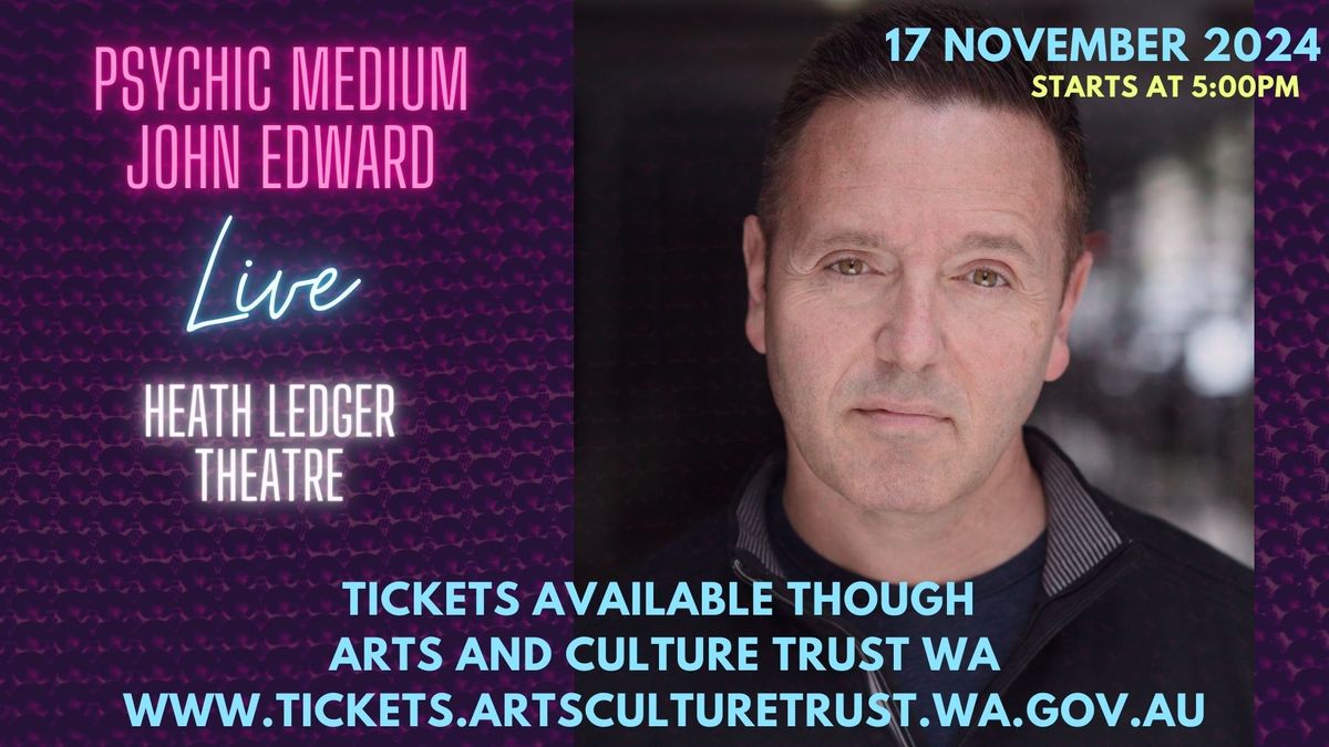 Crossing Over with Psychic Medium John Edward - Perth, WA