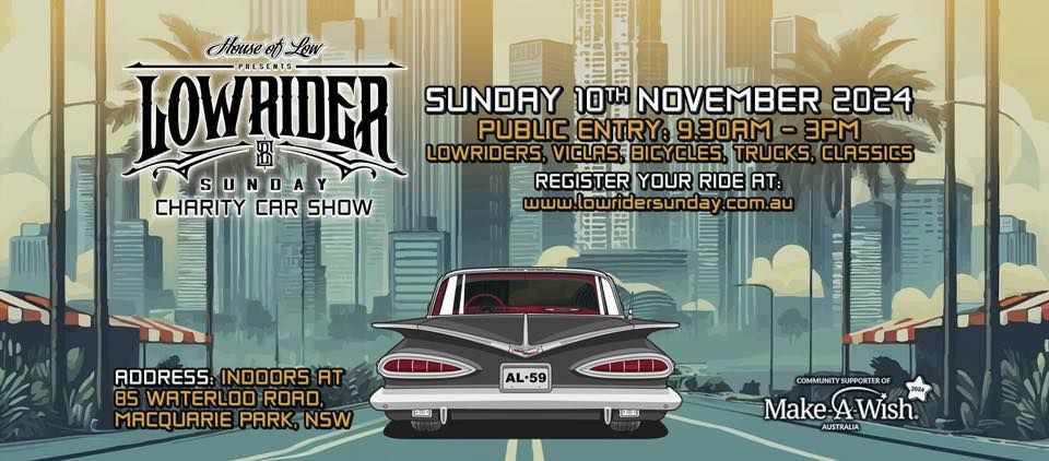 Lowrider Sunday - Charity Car Show Sydney 