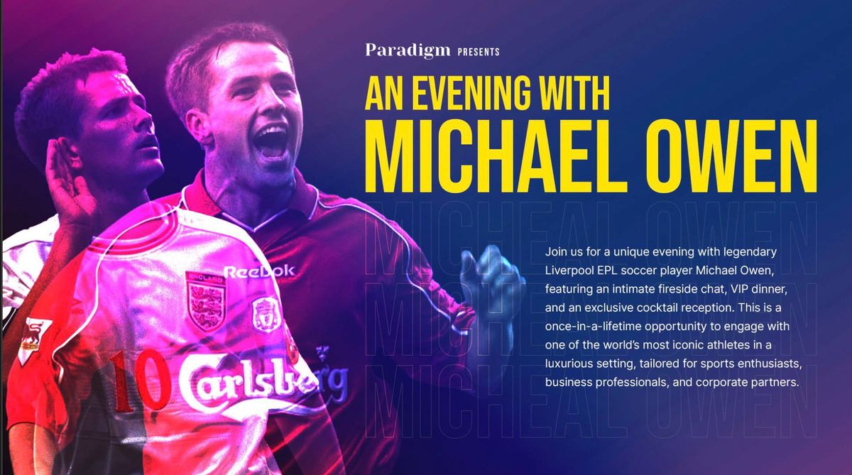 An Evening With Michael Owen - Sydney