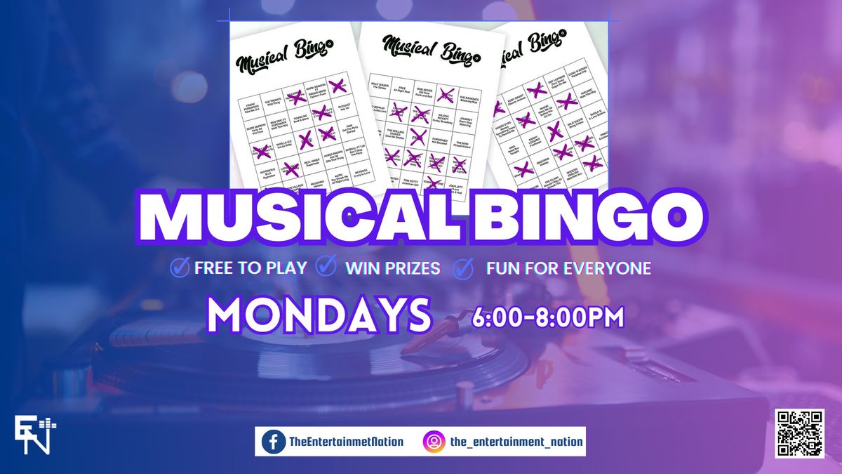 Musical Bingo at City Tap House (MONDAYS) 