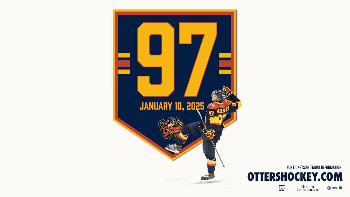 McDavid Jersey Retirement Night at the Erie Otters Presented by Rebich Investments and Erie Apparel