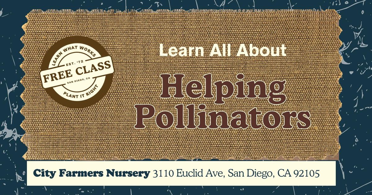 Helping Pollinators: A Class