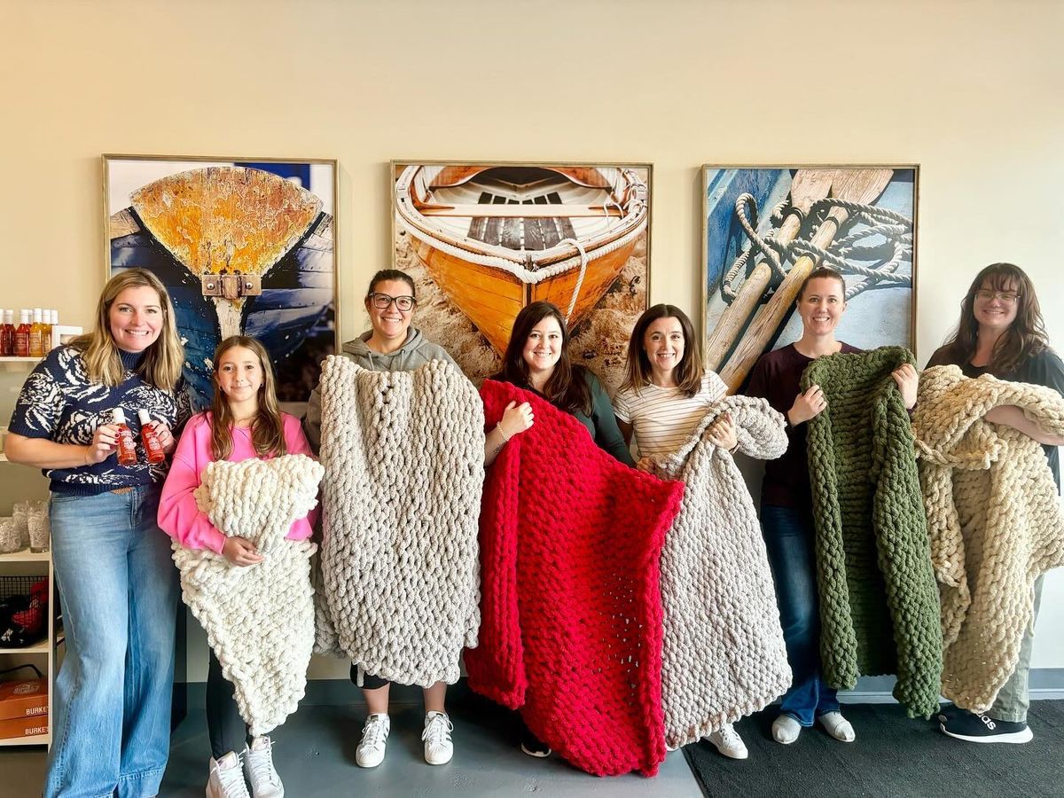 Chunky Knit Blanket Party - Chatham Community Center 9\/21