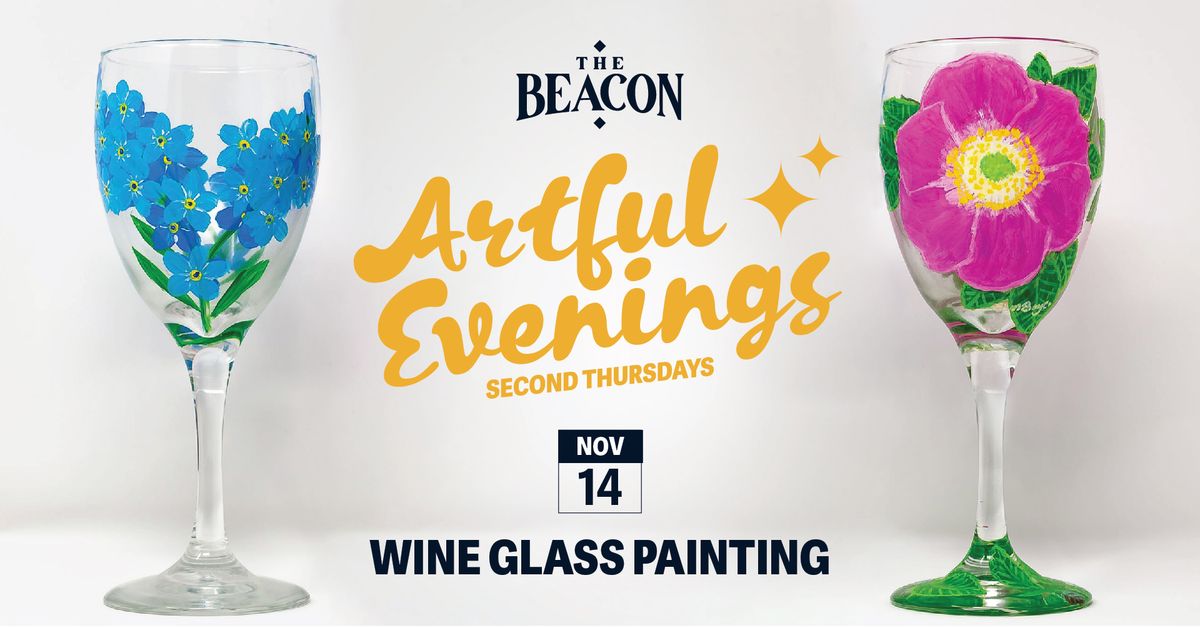 Artful Evenings - Wine Glass Painting