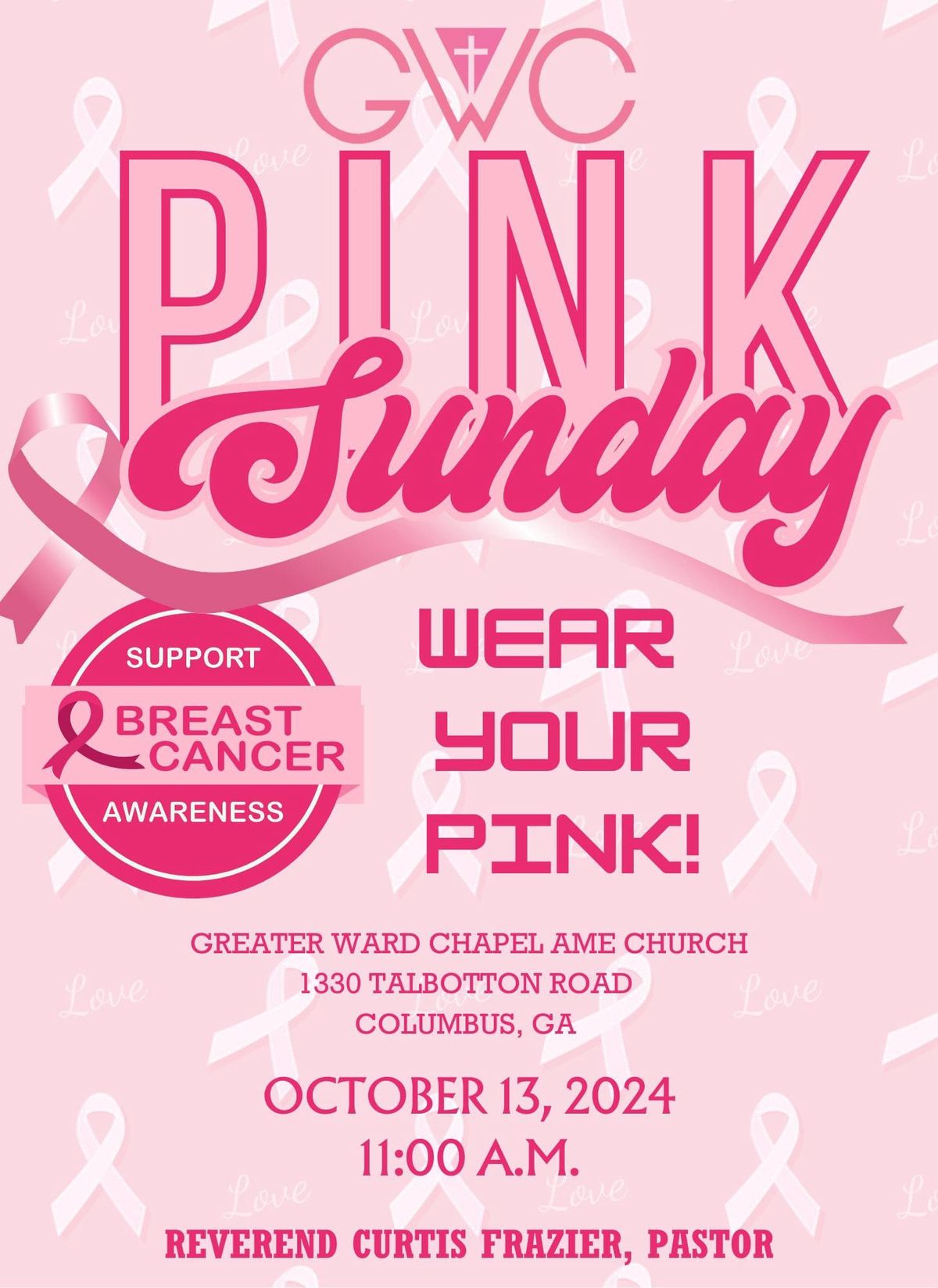 Breast Cancer Awareness Sunday 