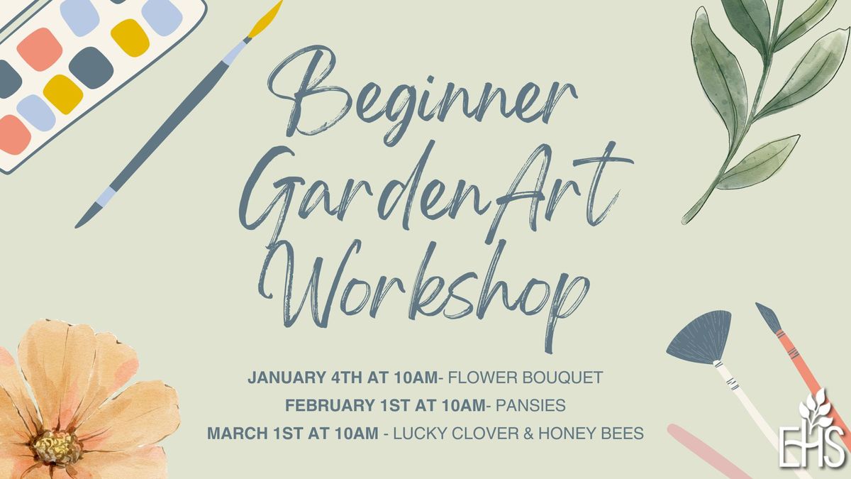 Beginner Garden Art Workshop - Lucky Clover & Honey Bees