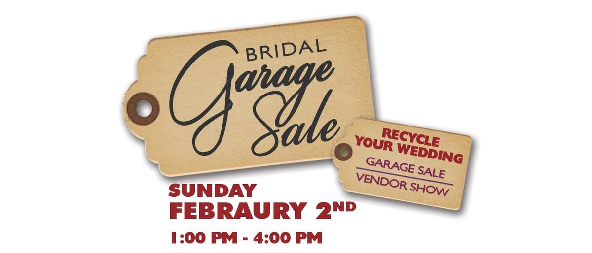 2025 BRIDAL GARAGE SALE