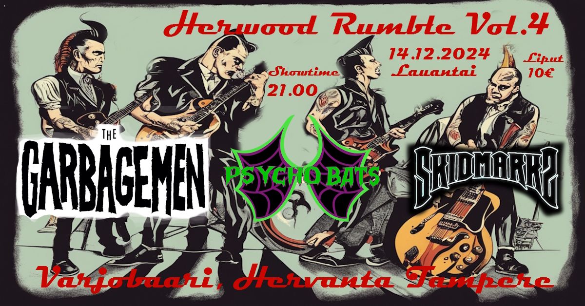 Herwood Rumble Vol.4 @ Tampere Varjobaari 14.12.2024