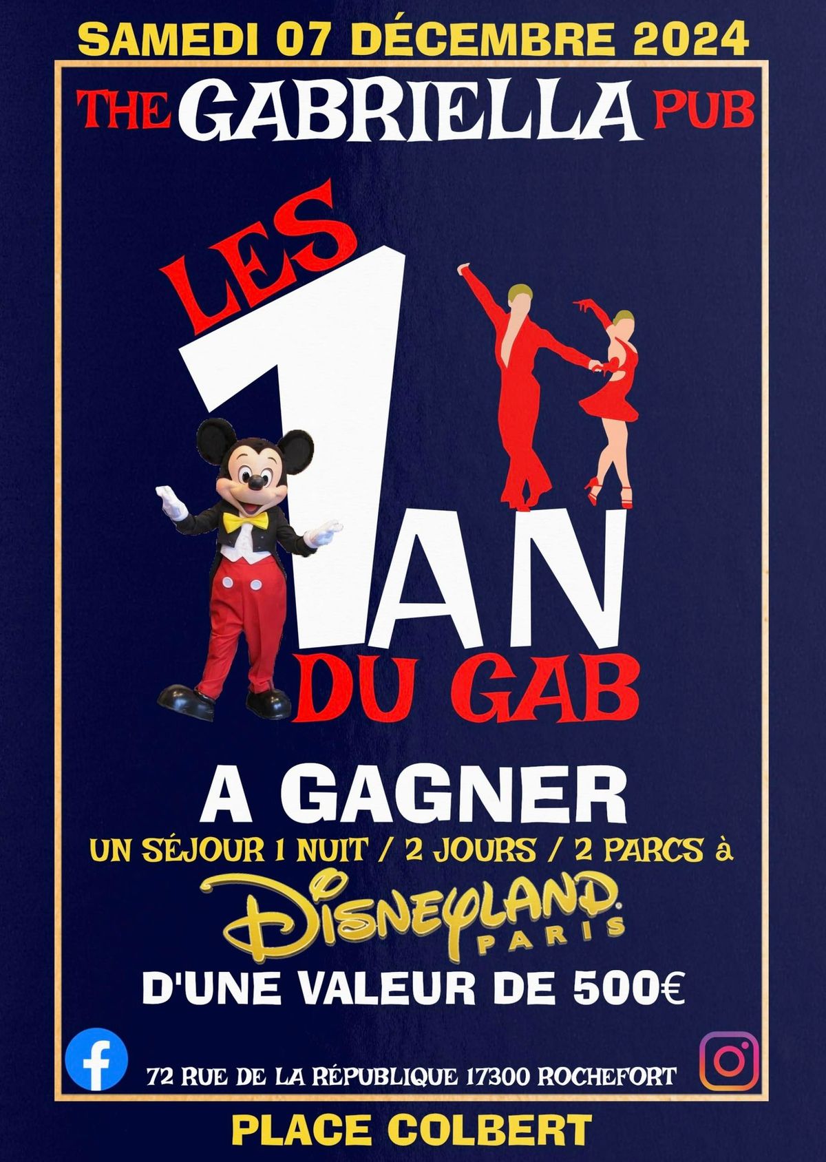 LES 1AN DU GABRIELLA PUB \ud83c\udf89 UN S\u00c9JOUR \u00c0 DISNEYLAND PARIS A GAGNER\ud83e\udd29